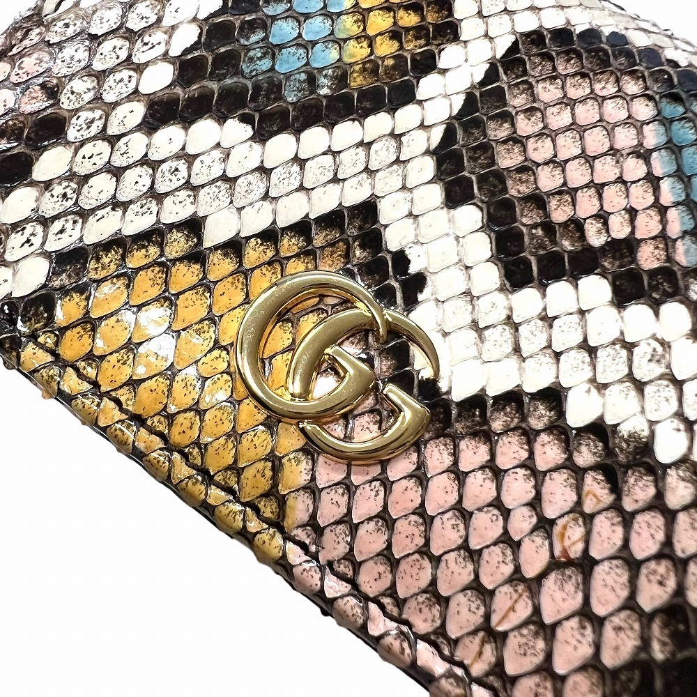 Gucci Python Compact Wallet - image 7